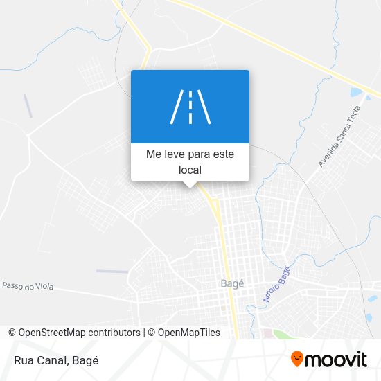 Rua Canal mapa