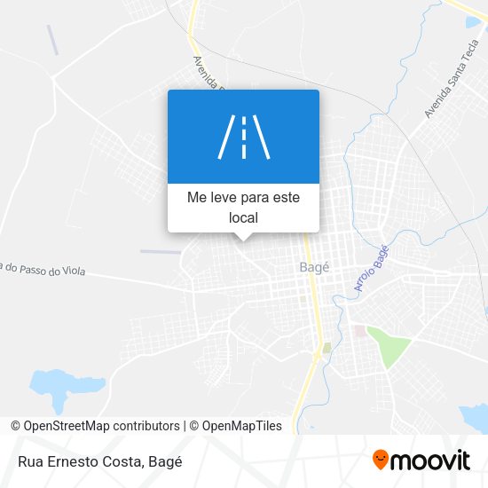 Rua Ernesto Costa mapa