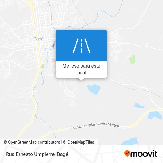 Rua Ernesto Umpierre mapa