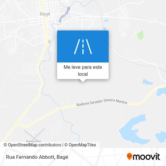 Rua Fernando Abbott mapa