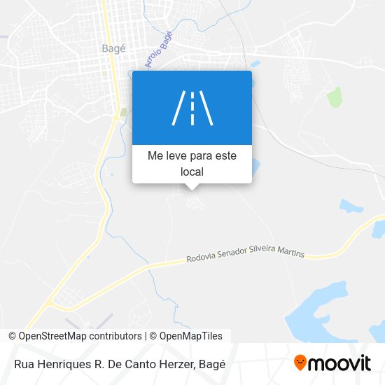Rua Henriques R. De Canto Herzer mapa