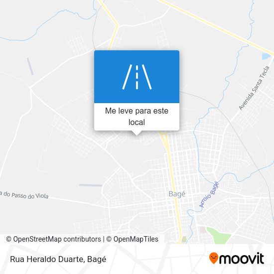 Rua Heraldo Duarte mapa
