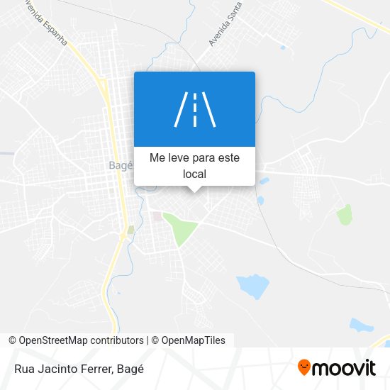 Rua Jacinto Ferrer mapa