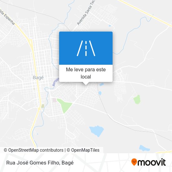 Rua José Gomes Filho mapa