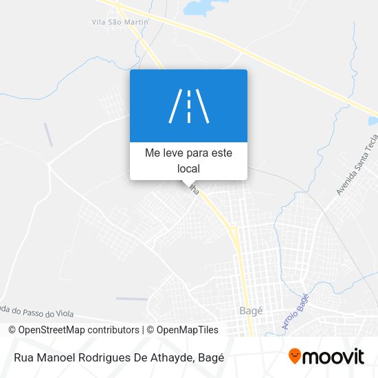 Rua Manoel Rodrigues De Athayde mapa