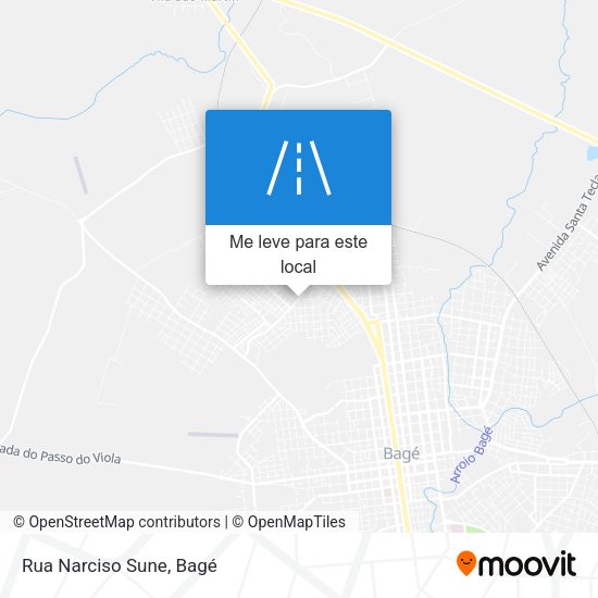 Rua Narciso Sune mapa