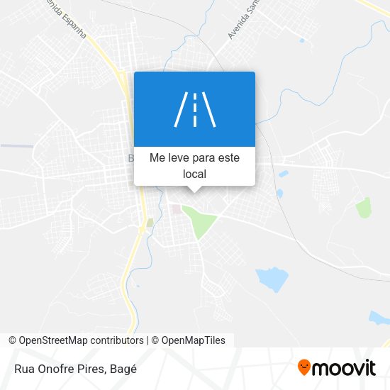Rua Onofre Pires mapa