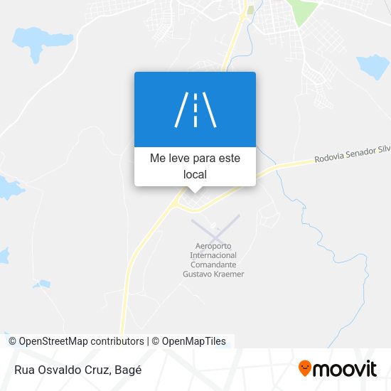 Rua Osvaldo Cruz mapa