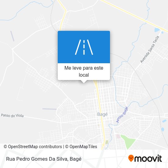 Rua Pedro Gomes Da Silva mapa