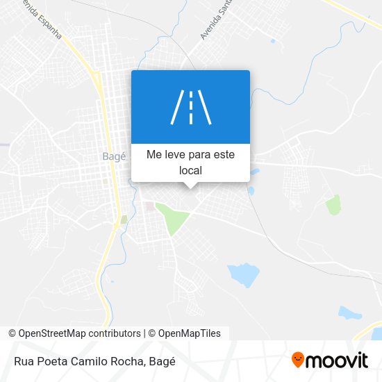 Rua Poeta Camilo Rocha mapa