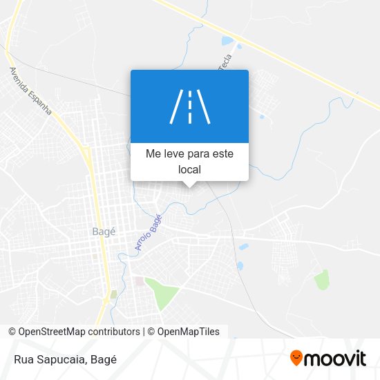 Rua Sapucaia mapa