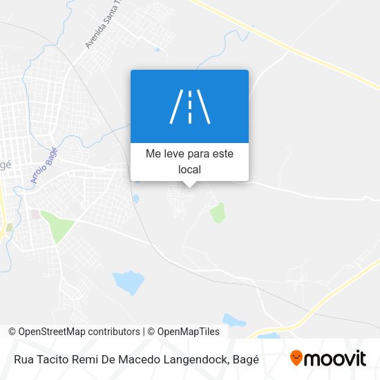 Rua Tacito Remi De Macedo Langendock mapa