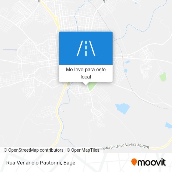 Rua Venancio Pastorini mapa