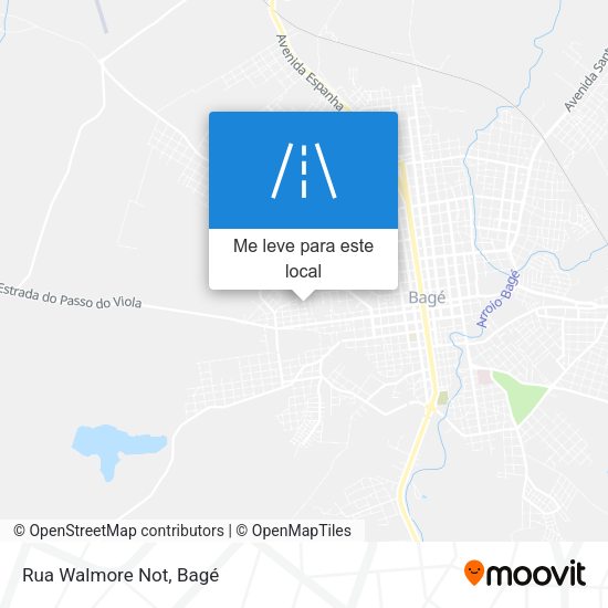 Rua Walmore Not mapa