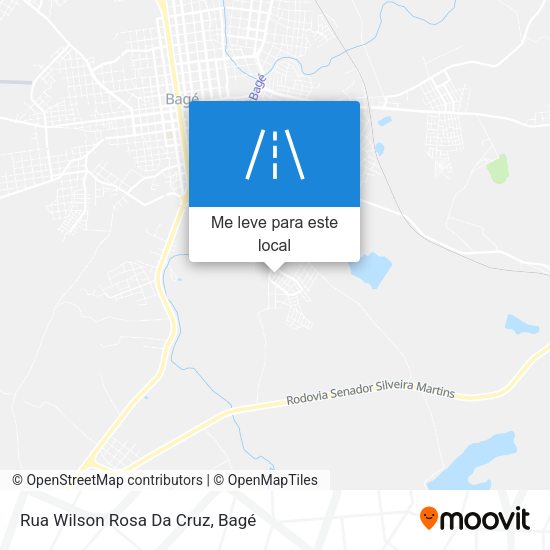 Rua Wilson Rosa Da Cruz mapa