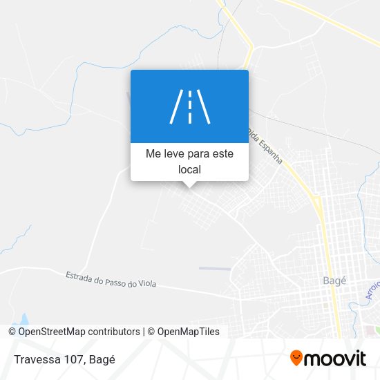 Travessa 107 mapa