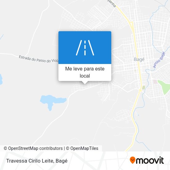 Travessa Cirilo Leite mapa