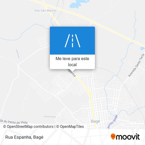 Rua Espanha mapa