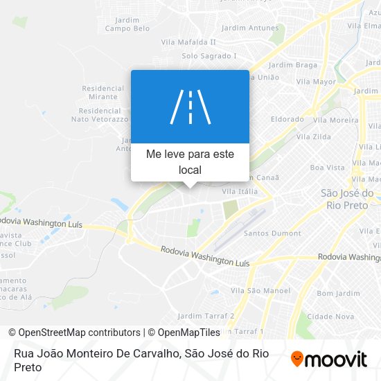 Rua João Monteiro De Carvalho mapa