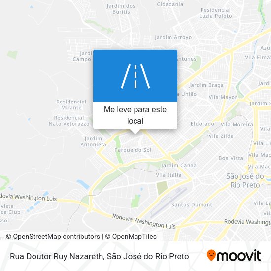 Rua Doutor Ruy Nazareth mapa