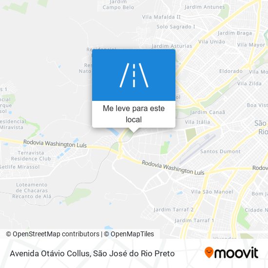 Avenida Otávio Collus mapa