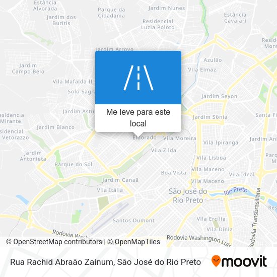 Rua Rachid Abraão Zainum mapa