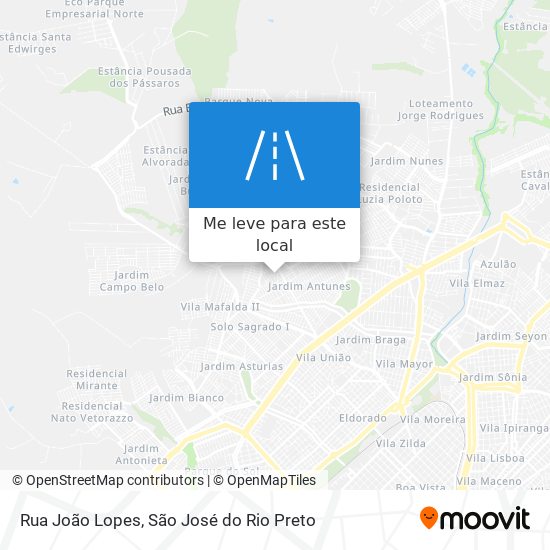 Rua João Lopes mapa