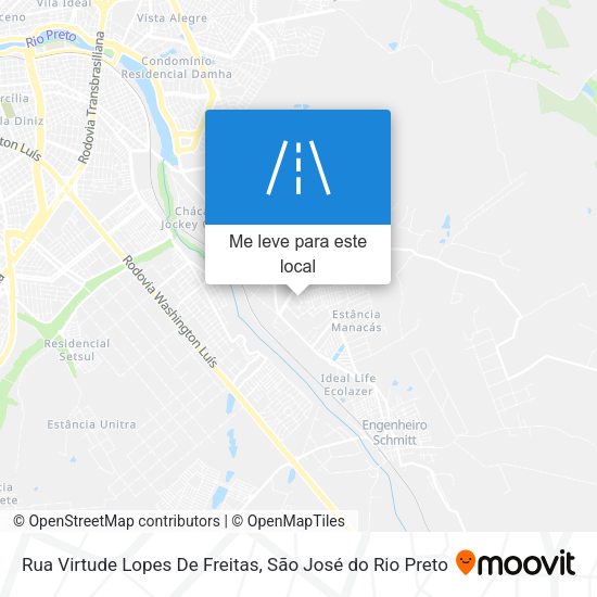 Rua Virtude Lopes De Freitas mapa