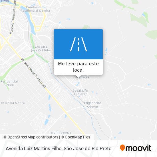 Avenida Luiz Martins Filho mapa