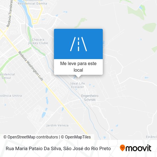 Rua Maria Pataio Da Silva mapa