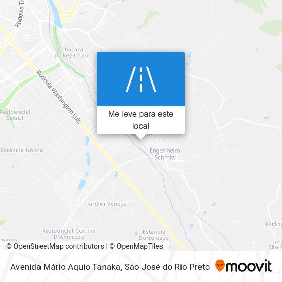 Avenida Mário Aquio Tanaka mapa