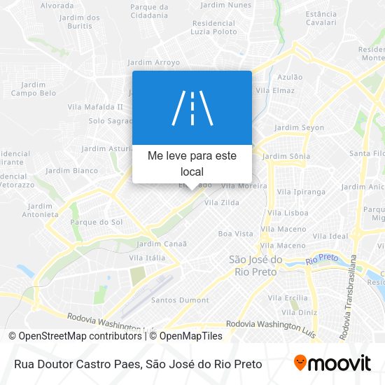Rua Doutor Castro Paes mapa