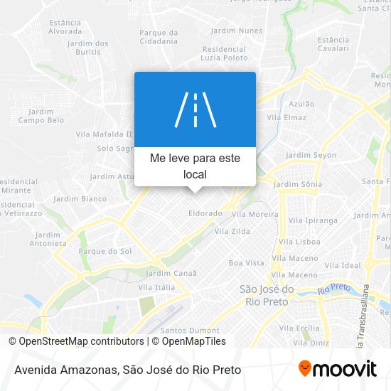 Avenida Amazonas mapa