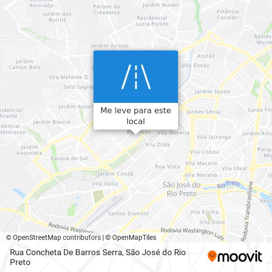 Rua Concheta De Barros Serra mapa