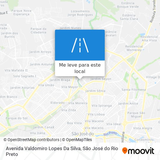 Avenida Valdomiro Lopes Da Silva mapa