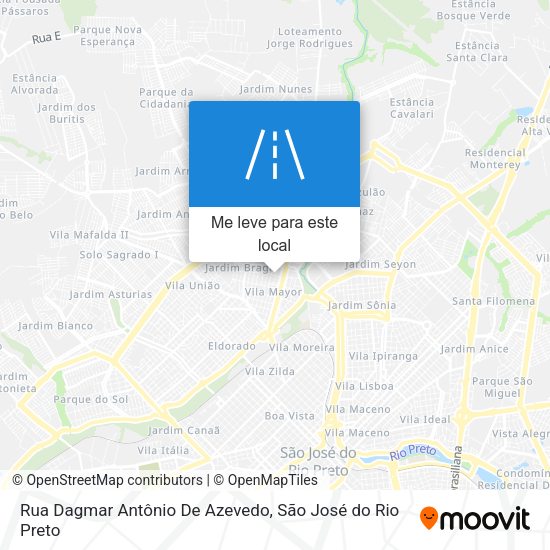 Rua Dagmar Antônio De Azevedo mapa