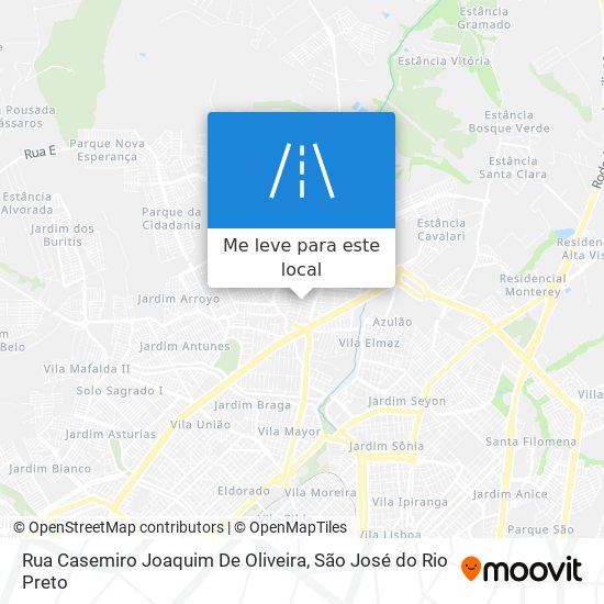 Rua Casemiro Joaquim De Oliveira mapa
