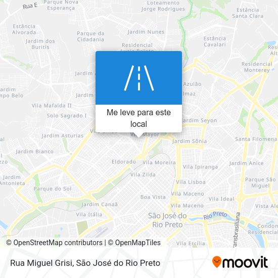 Rua Miguel Grisi mapa