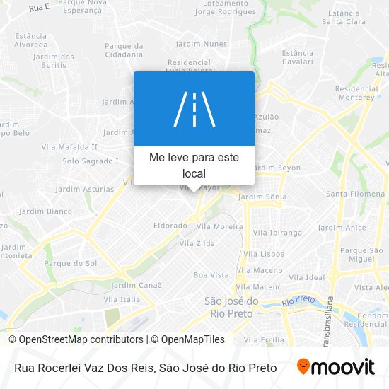 Rua Rocerlei Vaz Dos Reis mapa