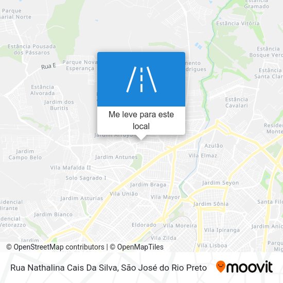 Rua Nathalina Cais Da Silva mapa