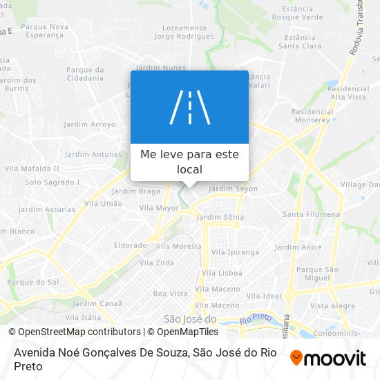 Avenida Noé Gonçalves De Souza mapa