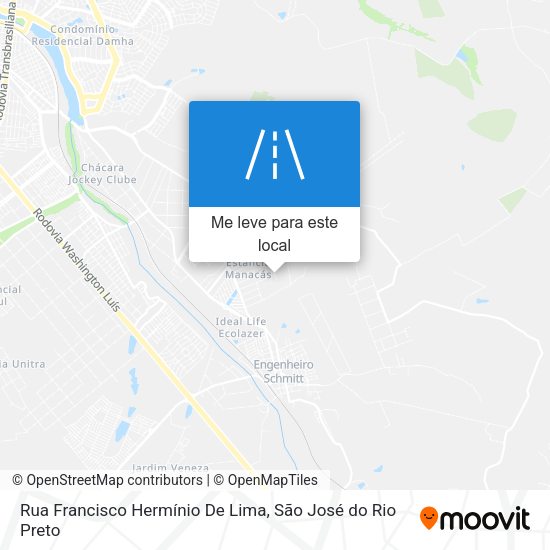 Rua Francisco Hermínio De Lima mapa