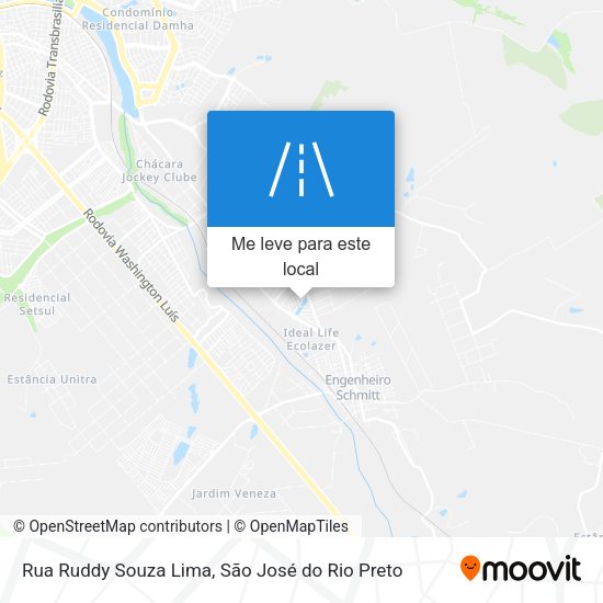 Rua Ruddy Souza Lima mapa