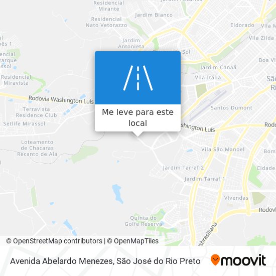 Avenida Abelardo Menezes mapa