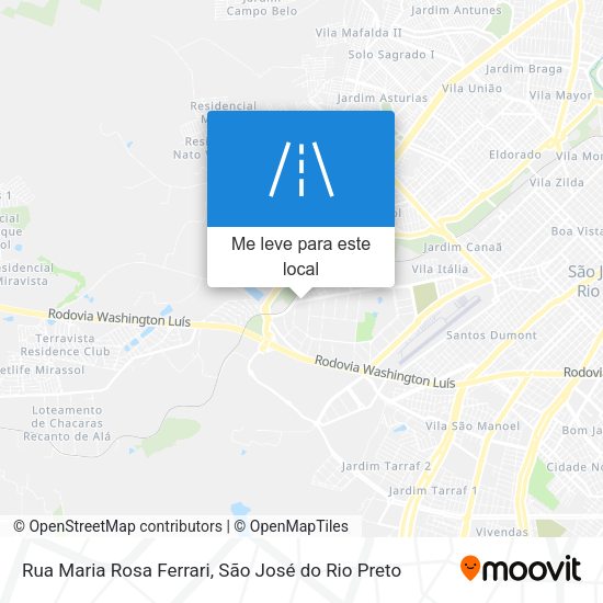 Rua Maria Rosa Ferrari mapa