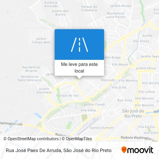 Rua José Paes De Arruda mapa