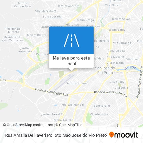 Rua Amália De Faveri Polloto mapa