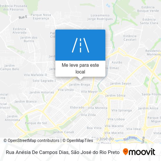 Rua Anésia De Campos Dias mapa