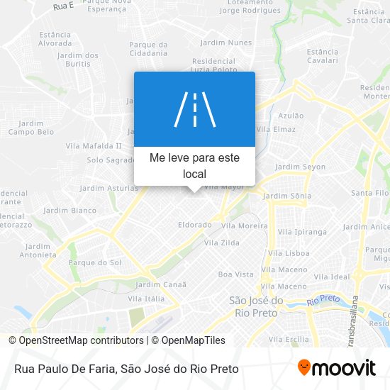 Rua Paulo De Faria mapa