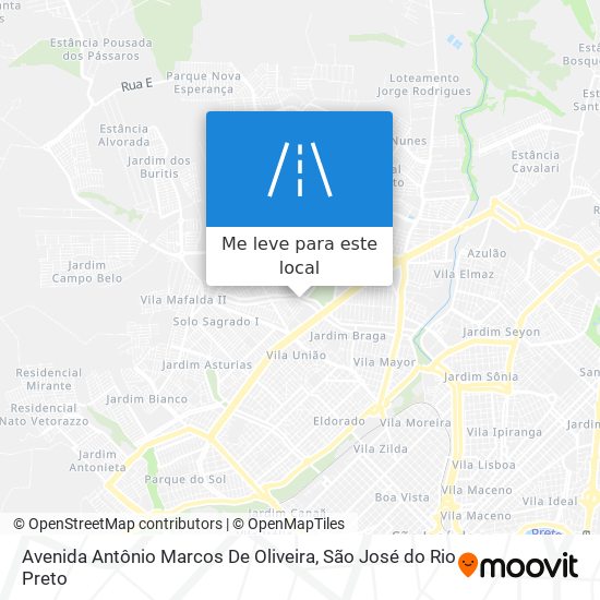 Avenida Antônio Marcos De Oliveira mapa